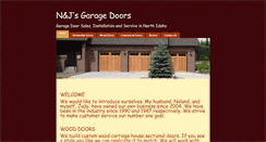 Desktop Screenshot of nandjsgaragedoors.com